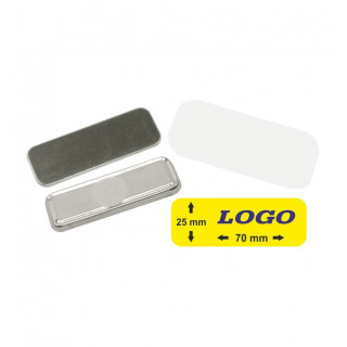 RETTANGOLO 25x70 mm CON MAGNETE