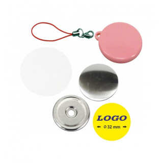 TONDO  Ø 32 mm PORTACELLULARE COLORI ASSORTITI