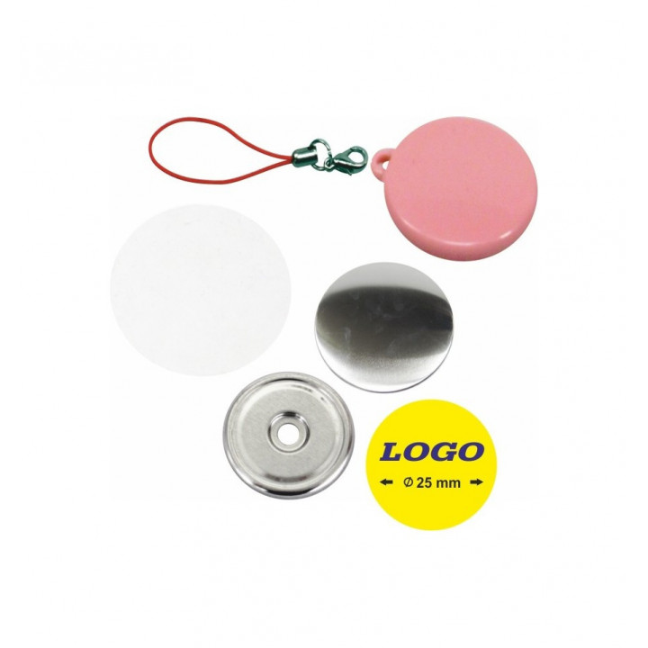 TONDO  Ø 25 mm PORTACELLULARE COLORI ASSORTITI