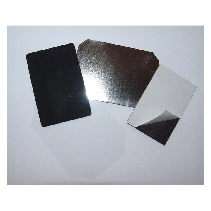 RETTANGOLO ANGOLI VIVI 80x55 mm MAGNETE