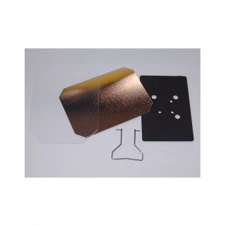 RETTANGOLO ANGOLI VIVI 80x55 mm PIEDINO