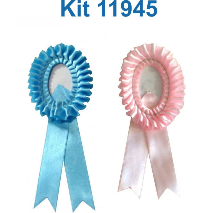 COCCARDA OVALE SINGOLA CON SPILLA PER BOTTONI 65x45 mm