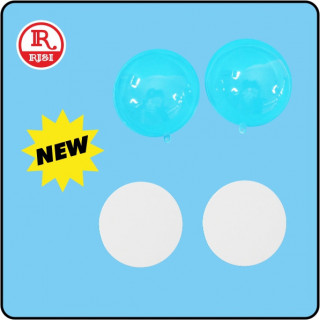 PALLA TRASPARENTE Ø 6 cm APRIBILE (conf. 24 pz)