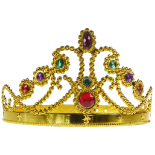 TIARA IN PLASTICA REGOLABILE REGINA