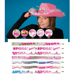 CAPPELLO COWGIRL CON PIUMETTE