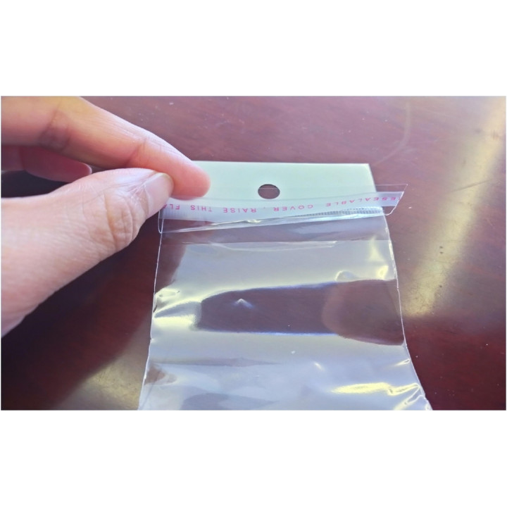 SACCHETTI/BUSTINE POLIPROPILENE 7,5x13 CM. CONFEZIONE DA 1.000 PEZZI