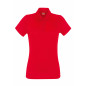 PERFORMACE POLO DONNA 100%POLIESTERE "L" ROSSO