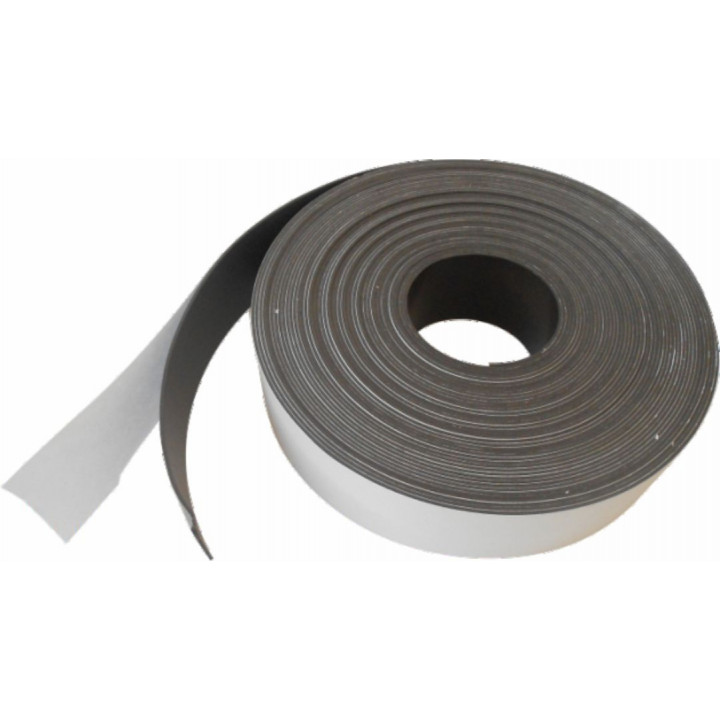 ROTOLO MAGNETE CON ADESIVO cm5x20m SPESSORE  1,2
