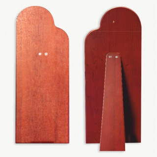 PANNELLO LEGNO LUCIDO PIEDINO IN METALLO