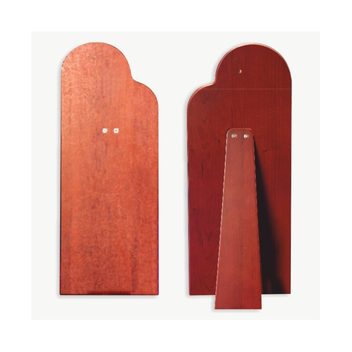 PANNELLO LEGNO LUCIDO PIEDINO IN METALLO