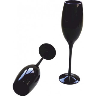 FLUTE SPUMANTE VETRO NERO