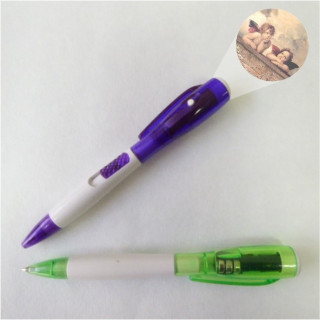 PENNA IN PLASTICA CON IMMAGINE RAFFAELLO INSERITA