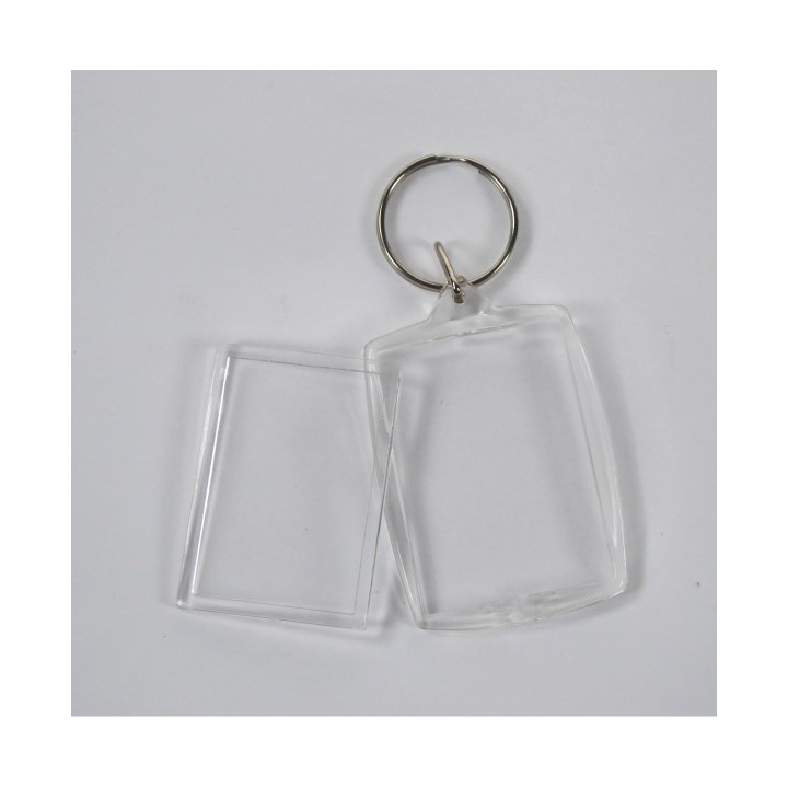 PORTACHIAVI IN PLASTICA RETTANGOLARE ESTERNO cm 4x6,3 INTERNO cm 3x5,5 ANGOLI VIVI