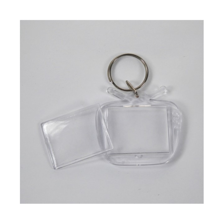 PORTACHIAVI IN PLASTICA 5,1x5 cm - 3,7x2,9 cm