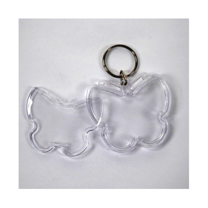 PORTACHIAVI IN PLASTICA 5,9x5,3 cm - 5,1x4,5 cm