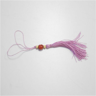 FIOCCHETTO DECORO CON GRANO LEGNO COLORE ROSA. Confezione da 100 PZ.