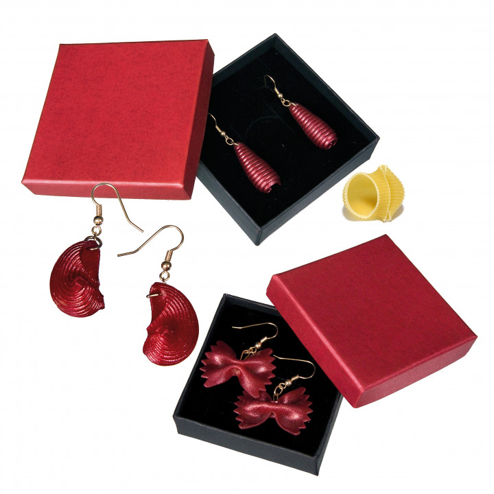 ORECCHINI DI VERA PASTA FORME ASSORTITE