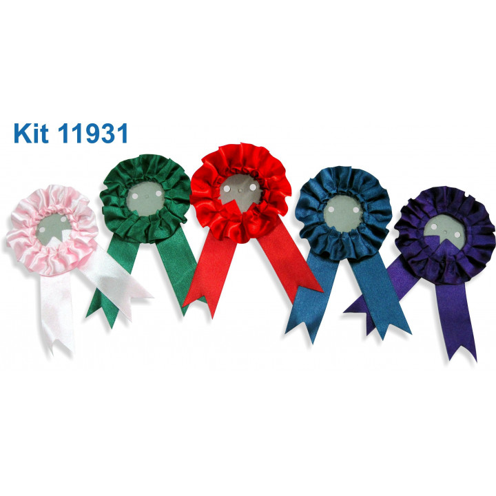 COCCARDA MEDIA SINGOLA PER BOTTONI   Ø  44-50-56mm