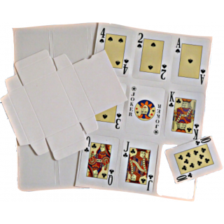 CARTE POKER 6FOGLI A4 1LATO SUBLIMABILE
