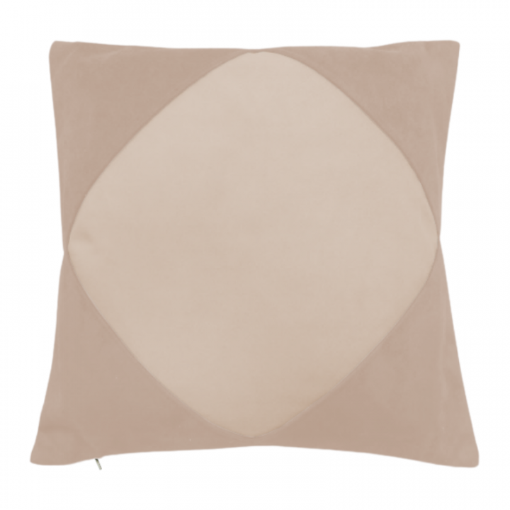 FODERA 45x45 cm TESSUTO EFFETTO VELLUTO CON ROMBO SIMILPELLE DA SUBLIMARE