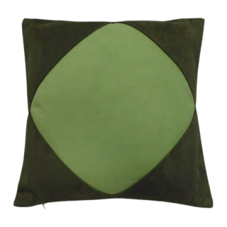 FODERA 45x45 cm TESSUTO EFFETTO VELLUTO CON ROMBO SIMILPELLE DA SUBLIMARE