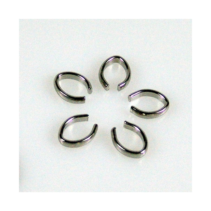 ANELLO APERTO OVALE 9x11,5x0,5 mm. CONFEZIONE DA 1 KG