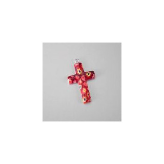 CROCE DI MURRINA GRANDE ROSSO 20x33 mm