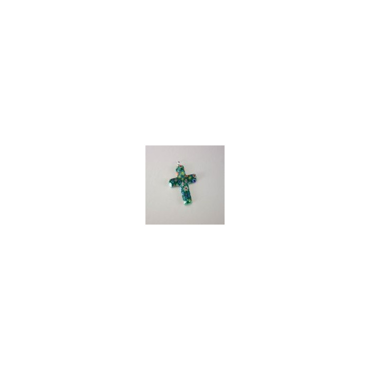 CROCE DI MURRINA GRANDE VERDE    20x33 mm