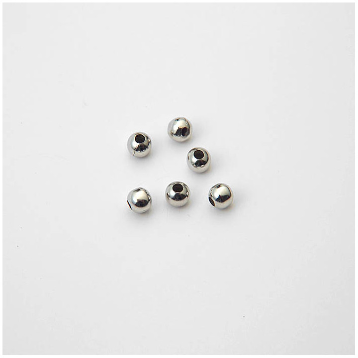 SFERA ACCIAIO  ARGENTATA  Ø4 (conf. 5000 pz)