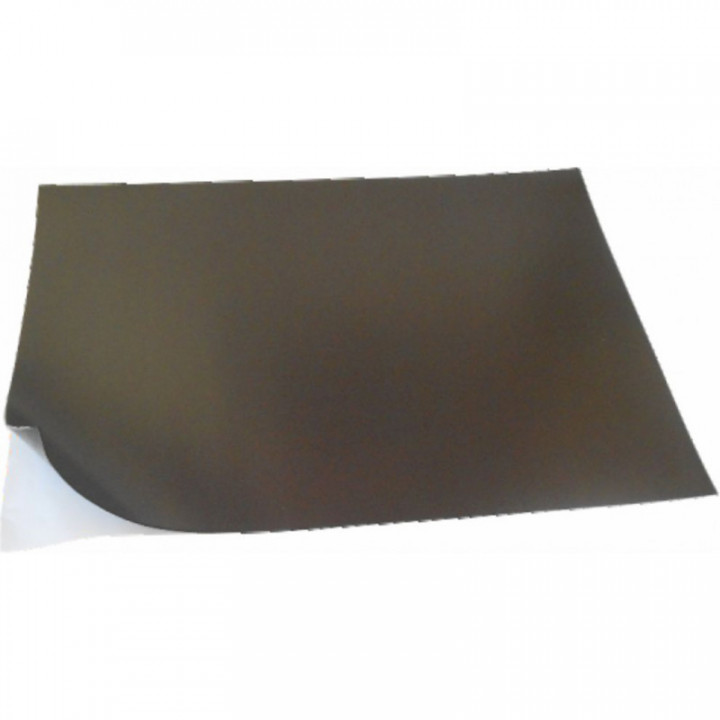 FOGLIO MAGNETICO IN PLASTOFERRITE FLESSIBILE CON ADESIVO 35x50 cm SPESSORE 1 mm