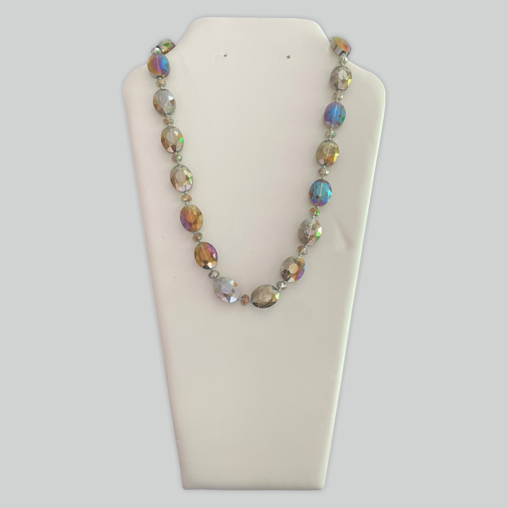 COLLANA PIETRA NATURALE E SEMICRISTALLI 6 PEZZI