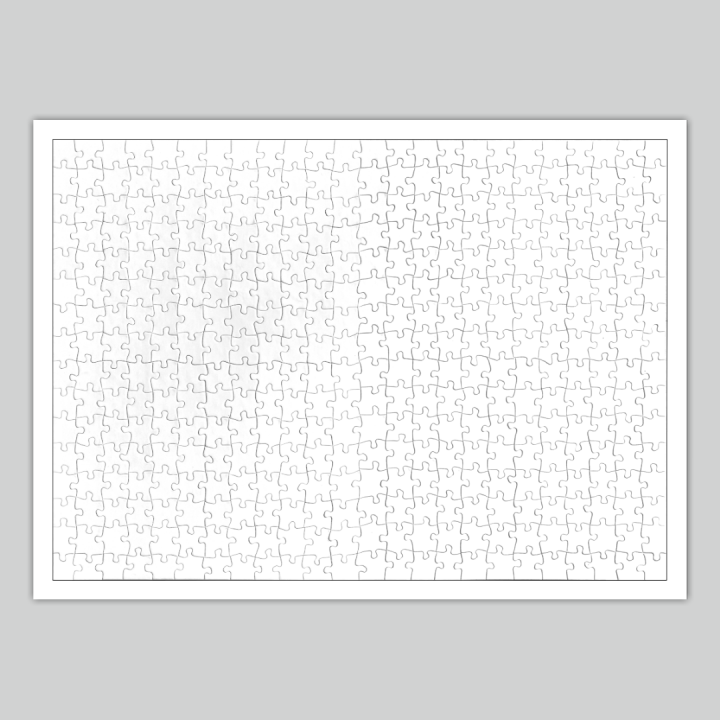 384PEZZI PUZZLE RETTANGOLARE 285x400x2mm SUBLIMABILE