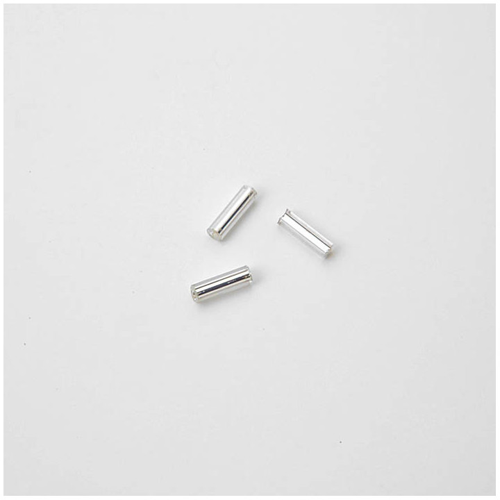 PERLIN SOTTILISSIME LUNGHE BIANCHE RETTANGOLARI mm 2x6 -  1 KG   16000 PZ