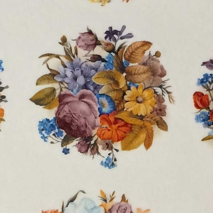 DECALCOMANIA 4 CM FIORI ASSORTITI 28 PEZZI PER FOGLIO