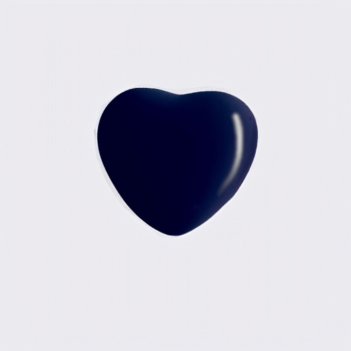 PORCELLANA BLU CUORE SENZA DECORO