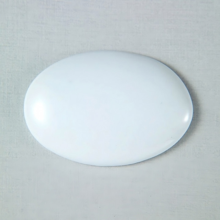 PORCELLANA BIANCA OVALE GIGANTE 6,2x4,2 cm