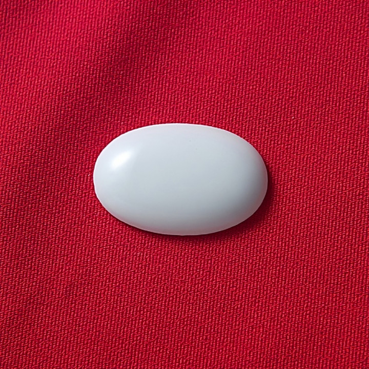 PORCELLANA BIANCA OVALE PICCOLO 3,5x2,3 cm