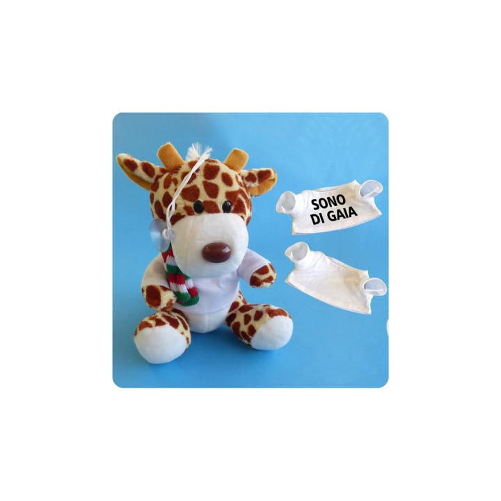 PELUCHE ASSORTITI CON T-SHIRT DA PERSONALIZZARE