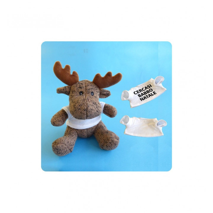 PELUCHE ASSORTITI CON T-SHIRT DA PERSONALIZZARE