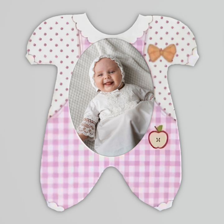 PORTAFOTO MAGNETICO CON CARTONCINO A FORMA DI TUTINA 7,5X9,5 CM