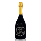 Prosecco Extra Dry l. 0,75 - Bottiglia in Velluto Nero con Corona in Velluto Nero e Strass in Cristallo Prosecco Extra Dry l. 0,75 - Bottiglia in Velluto Nero con Corona in Velluto Nero e Strass in Cristallo