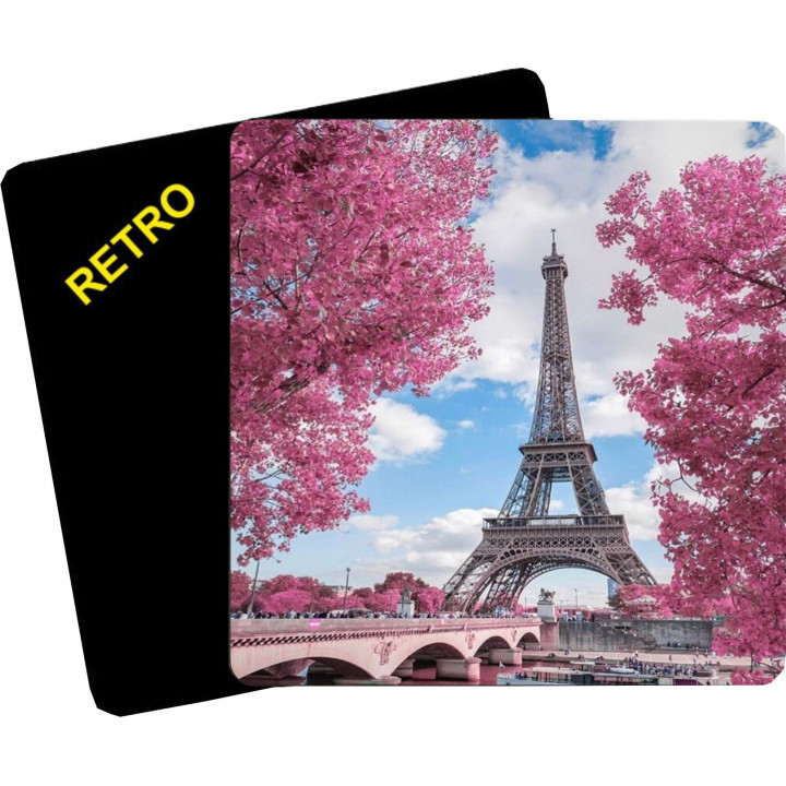 HDF 6x6 cm SPESSORE  3 mm QUADRATO ANGOLO ARROTONDATI , PER LA SUBLIMAZIONE, RETRO NERO COMPRESO DI MAGNETE 2x3 CM (ART.21201)