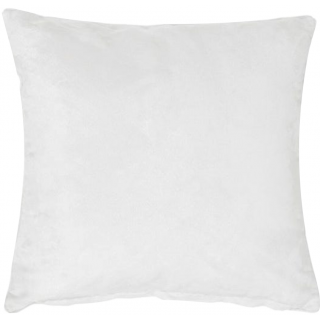FEDERA IN MICROFIBRA BIANCO/BIANCO 40x40 cm PER LA SUBLIMAZIONE 100% POLIESTERE