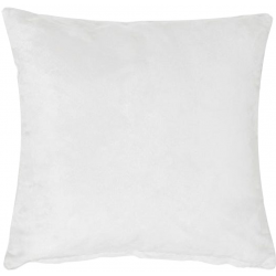 CUSCINO IN MICROFIBRA BIANCO/BIANCO 45x45 cm PER LA SUBLIMAZIONE 100% POLIESTERE