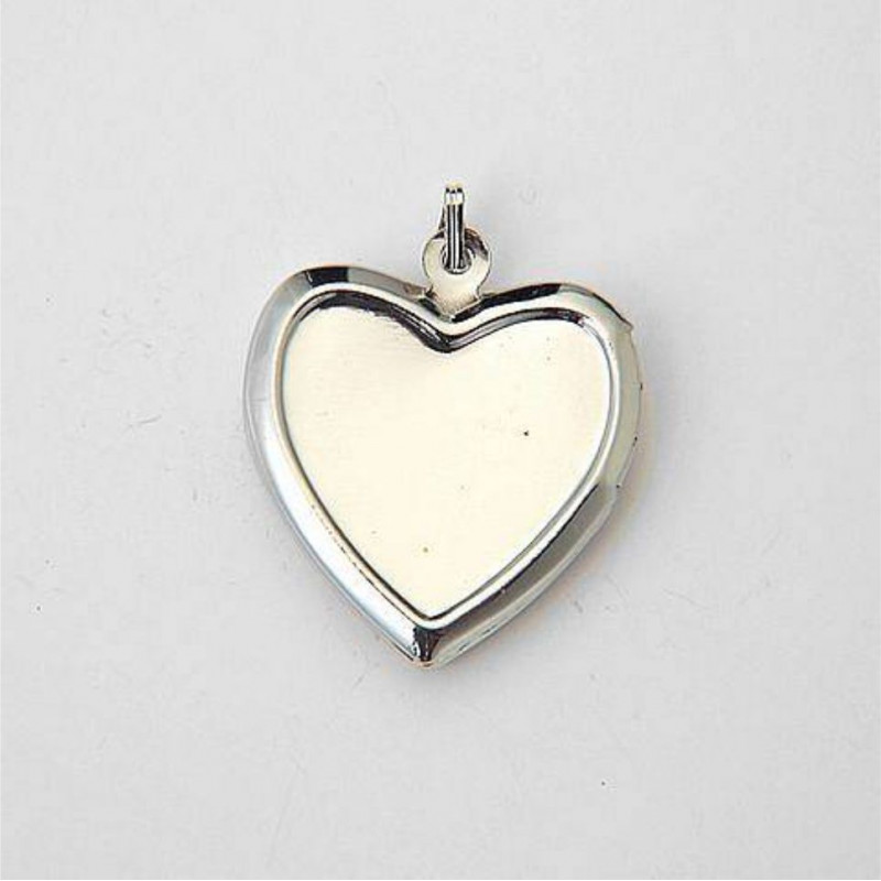 MEDAGLIA CUORE MEDIA NICKEL APRIBILE 23x26 mm