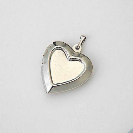 MEDAGLIA CUORE PICCOLA NICKEL APRIBILE 20x23 mm