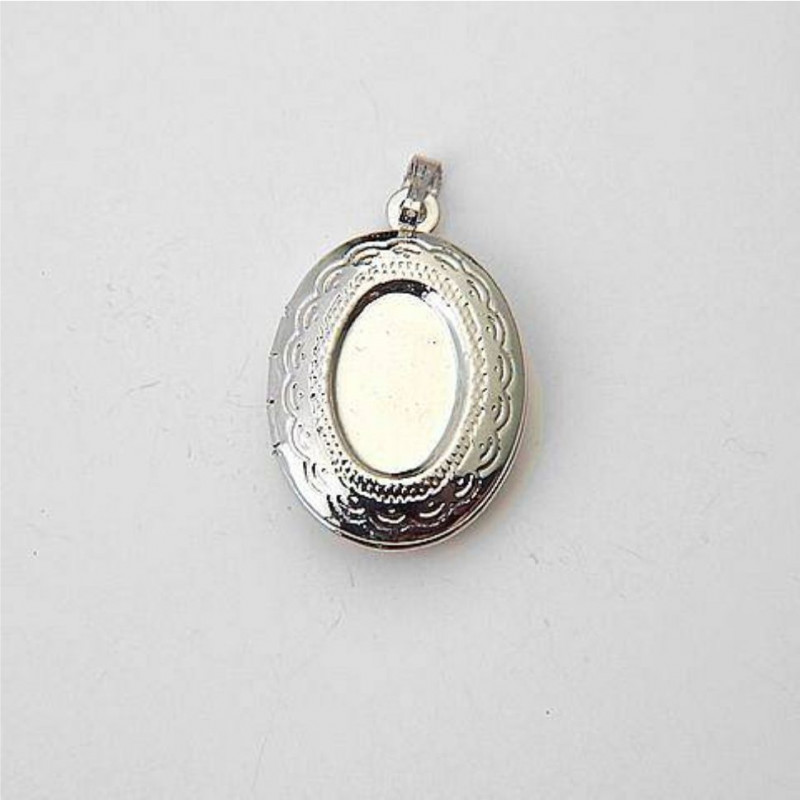 MEDAGLIA OVALE MEDIA NICKEL APRIBILE 17x24 mm MEDAGLIA OVALE MEDIA NICKEL APRIBILE 17x24 mm