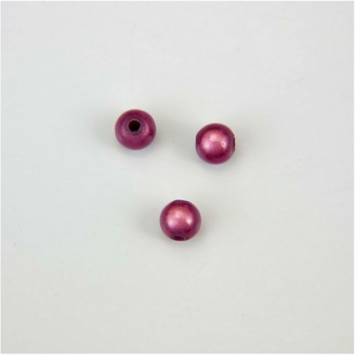 GRANO IN PLASTICA VIOLA BRILLANTE Ø 6 mm. Confezione da 0,5 KG.