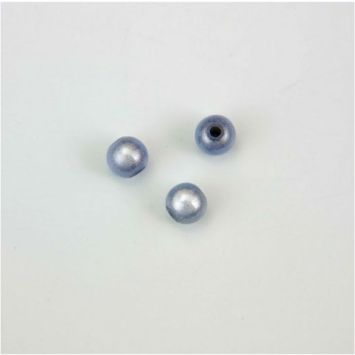 GRANO IN PLASTICA CELESTE  BRILLANTE Ø 6 mm. Confezione da 0,5 KG.
