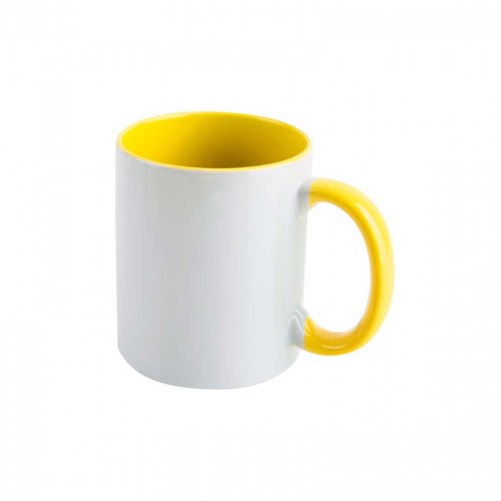 Tazze in ceramica per sublimazione con interno colorato